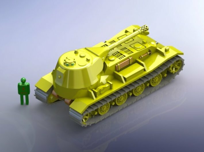 German VK 7201 (K) Superheavy Tank 1/144 3d printed