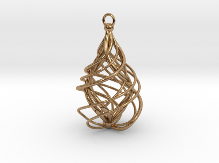 Sabella Swirl Necklace 3d printed