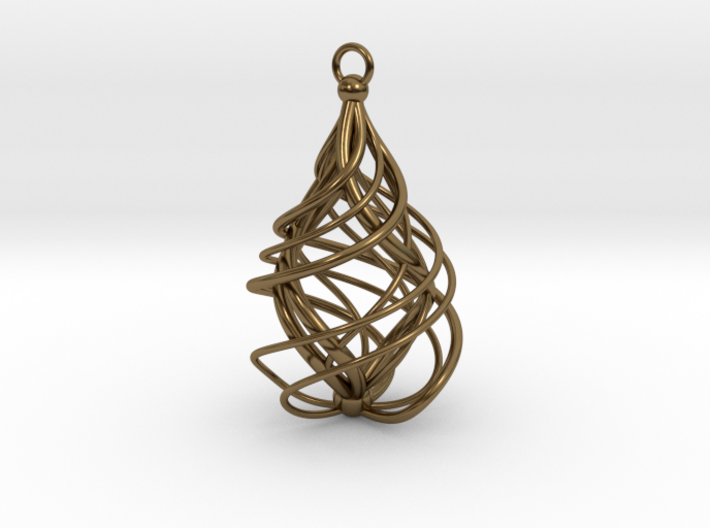 Sabella Swirl Necklace 3d printed