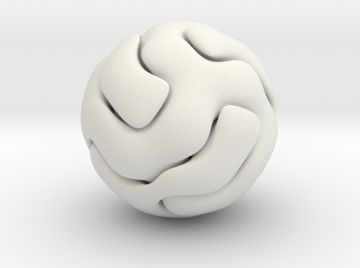 Gyroid Double Sphere 3d printed 