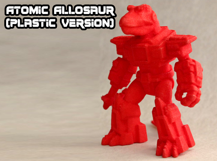 Atomic Allosaur 3d printed