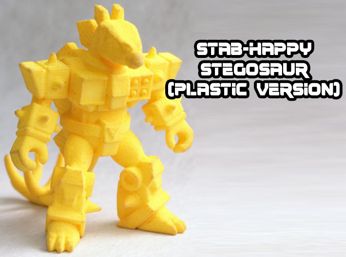Stab-Happy Stegosaur 3d printed