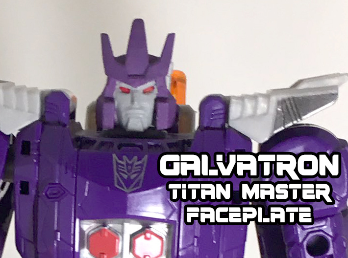 Galvatron Face, Helmet Sized (Titans Return) 3d printed