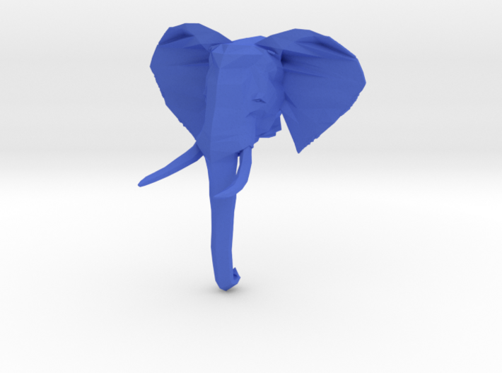 African Elephant Head 3d printed 