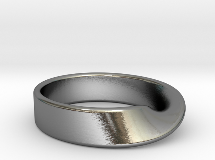 Moebius Strip ring 3d printed