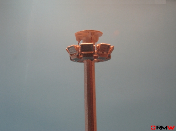 HO/1:87 High Mast Light kit 3d printed [en]painted&amp;assembled [de] bemalt &amp; montiert