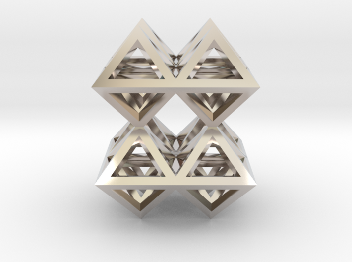 88 Pendant. Perfect Pyramid Structure. 3d printed