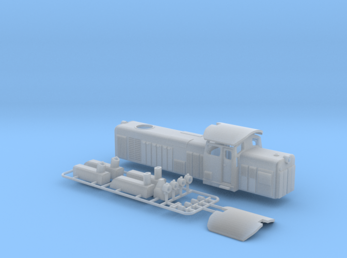 SM42 New Revised Z Scale 3d printed SM42 Diesel Electric Engine Z scale