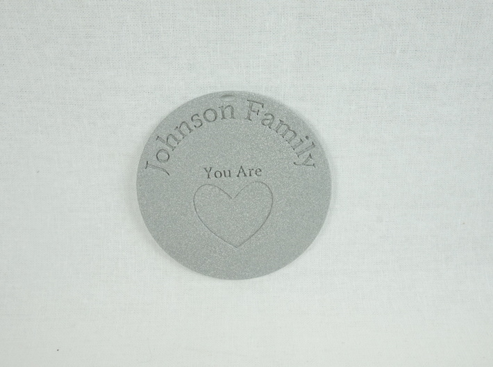 You Are Loved Johnson Family Ornament 3d printed Excellent gift for family or friends!