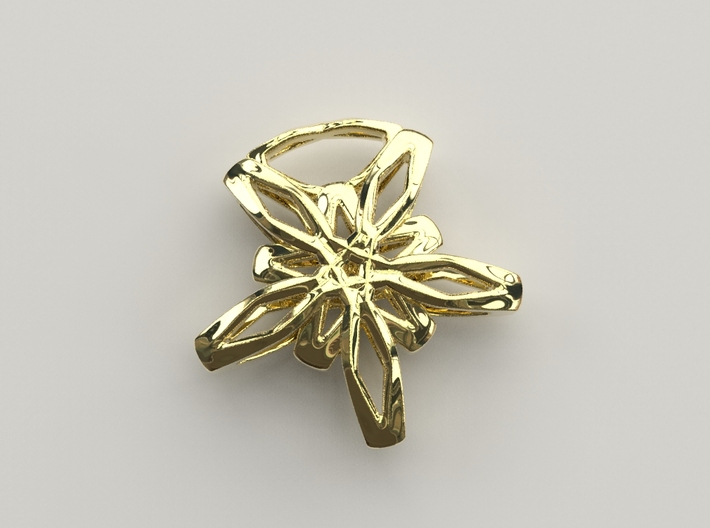 Star Flower Pendant 3d printed