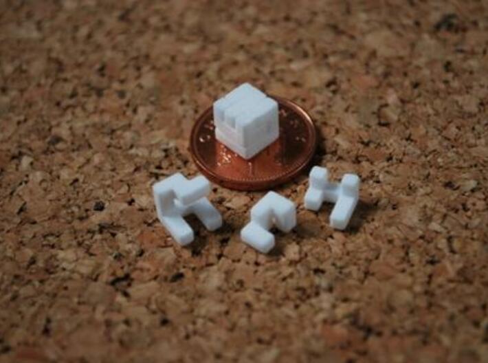 World's smallest cube 3d printed Description