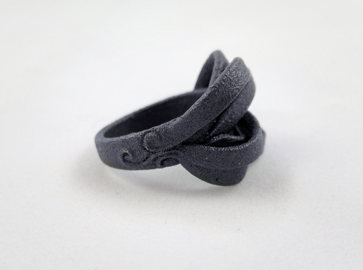 Intrigue Ring 3d printed 