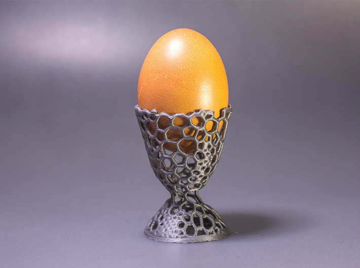 Voronoi Egg Holder 3d printed 