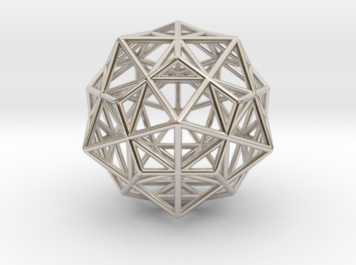 Stellated IcosiDodecahedron 3d printed