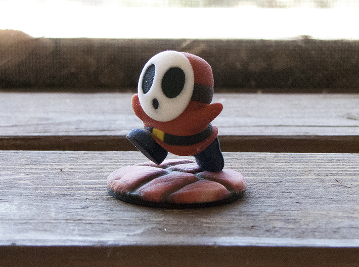 Shy Guy - Red (Bowser's Legion #1) 3d printed