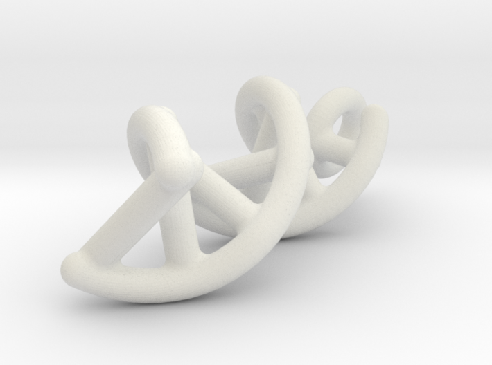 DNA necklace pendant 3d printed