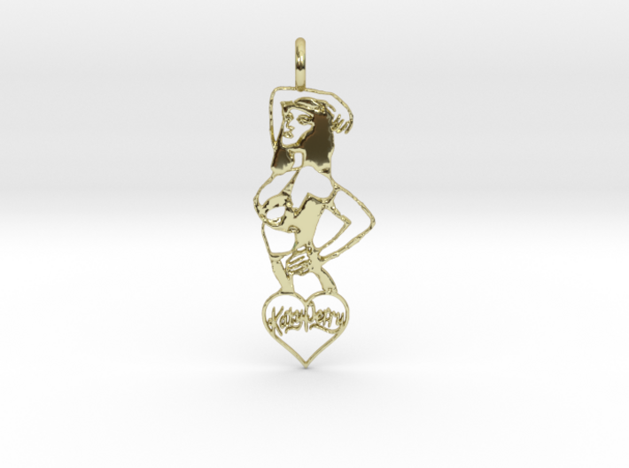Katy Perry Pendant 3d printed