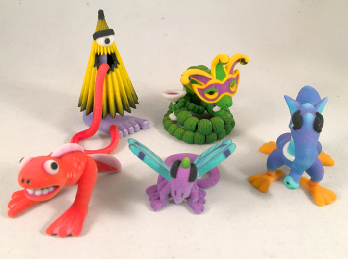 2 Inch Monsters: Batch 14 3d printed