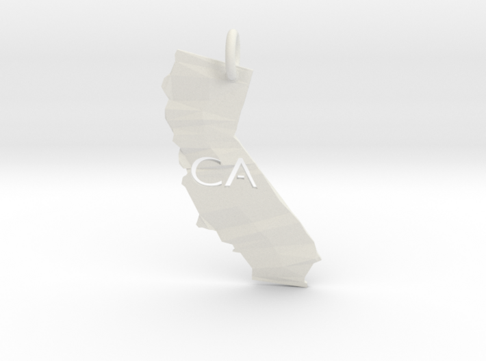California State Pendant 3d printed 