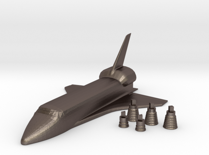 Space Shuttle + Your name 3d printed
