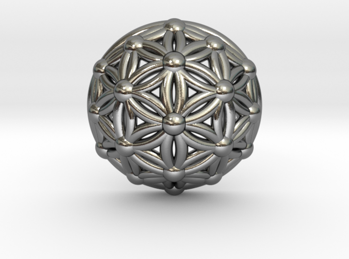 Flower Of Life Dome 3d printed