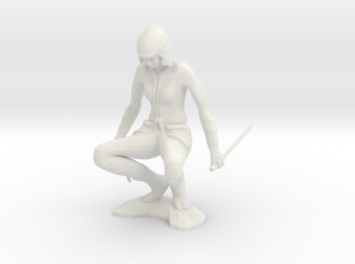 Crouching Ninja 3d printed