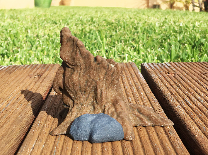 Lonely Old Stump 3d printed 