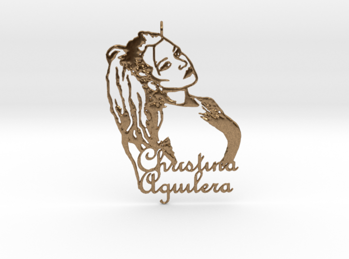 Christina Aguilera Pendant - Exclusive Jewellery 3d printed