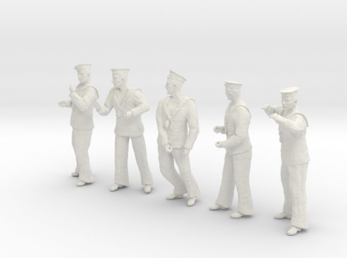 1-30 Royal Navy Sailors Set1-3 3d printed 