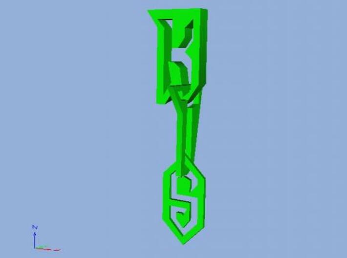 Kain the supreme ( logo Letters ) 3d printed another point of view