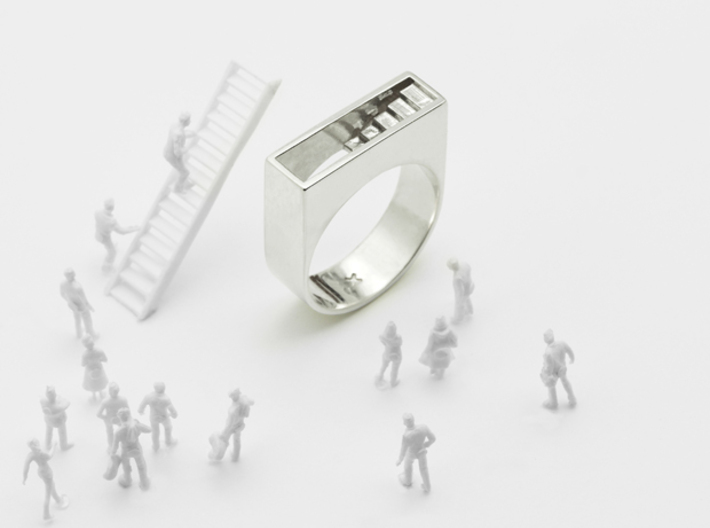 Stair Ring 3d printed 