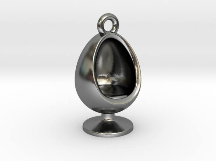 60s Inspired Series- Egg Chair Charm 3d printed
