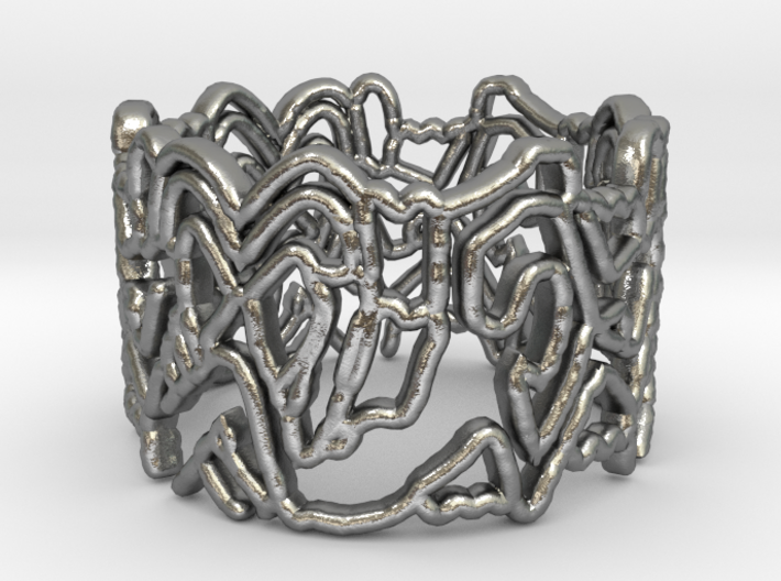 People Heart Ring Design Ring Size 7.75 3d printed