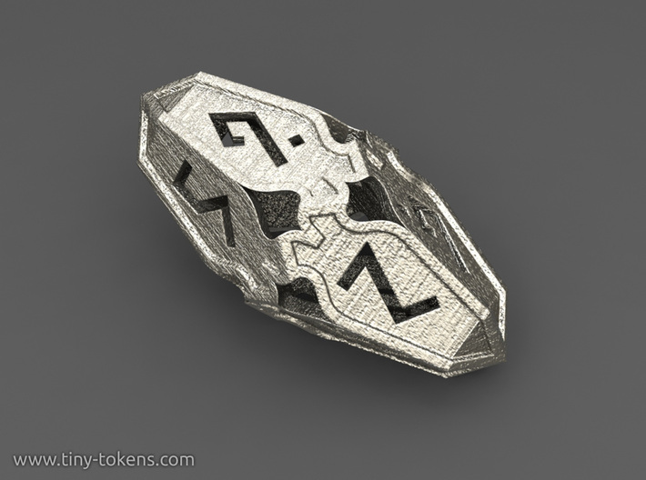 Amonkhet D10 gaming die - Small, hollow 3d printed 