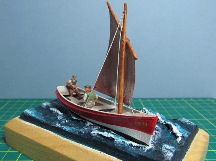 4mm Scale Fishing Boat 3d printed 