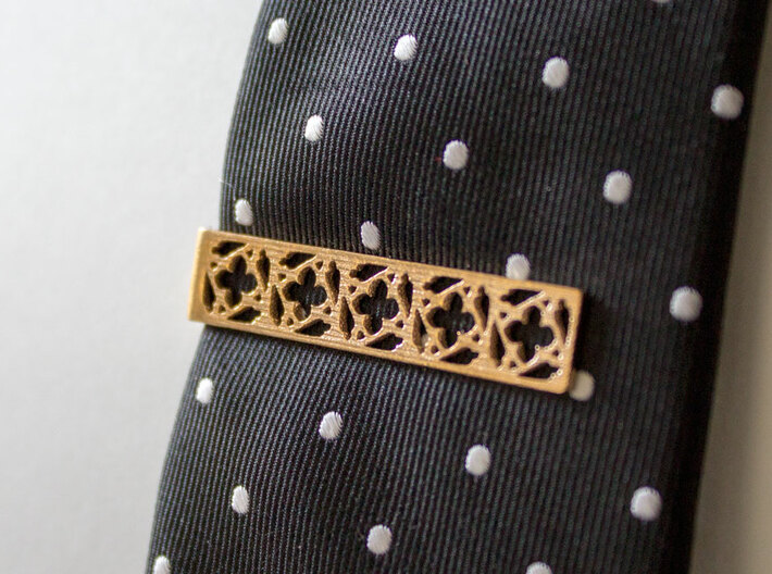 Gothic Tie Bar - 1.5 in 3d printed