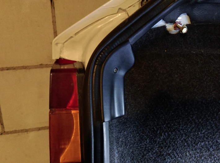 Lancia Delta Abdeckung Heckklappe Boot Plate (R) 2 3d printed 