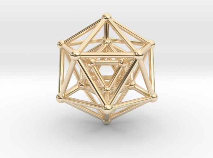 Hyper Icosahedron 3d printed