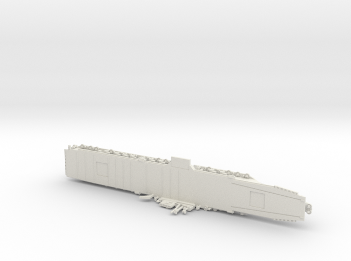 USS Midway w/o deck numbers 1/1800 3d printed 