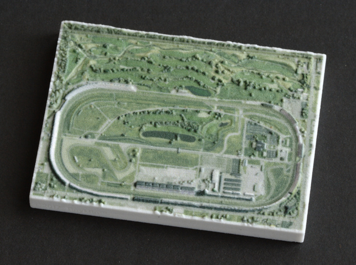 Indianapolis Motor Speedway, IN, USA, 1:20000 3d printed