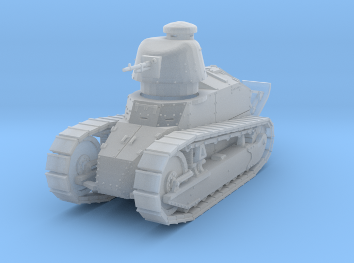 PV06C Renault FT MG Cast Turret (1/87) 3d printed