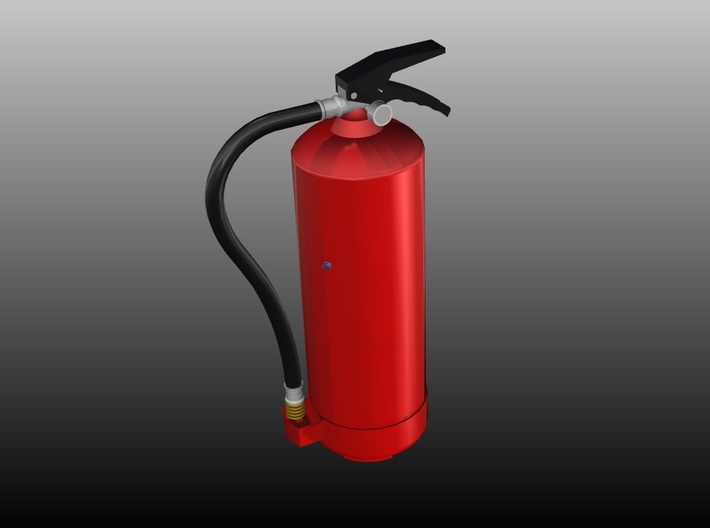 Fire Extinguisher Type 1 - 1/10 3d printed 