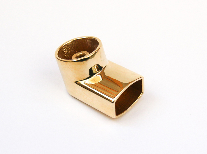 Jewelry-Inhaler Brass 3d printed