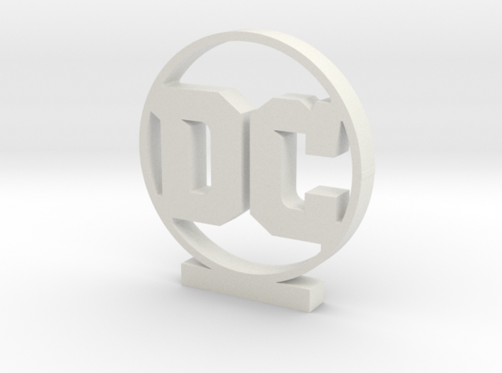 DC Logo 3d printed