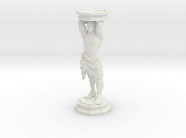 Column: Standing figure with base 3d printed