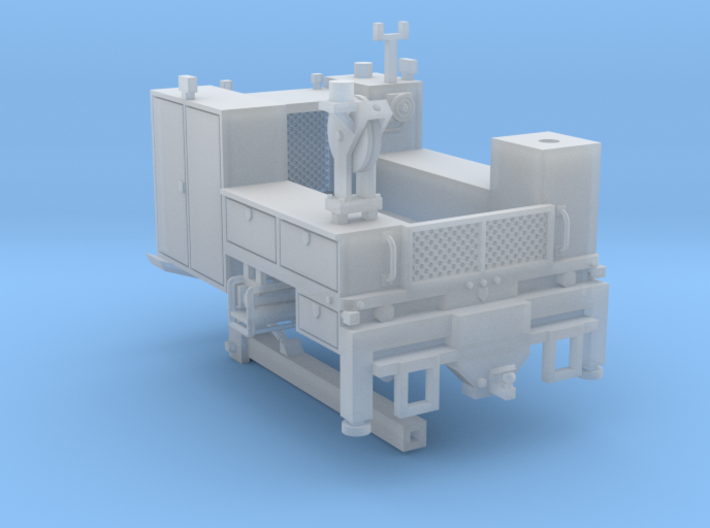 Signal Truck Maintenance Body With Hyrail 1-64 Sca 3d printed