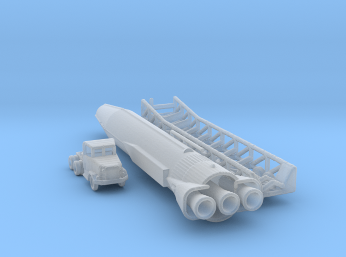1/285 Scale Atlas Missile Set 3d printed