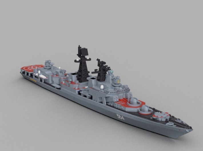 1/1800 RFS Admiral Tributs 3d printed Computer software render.The actual model is not full color.