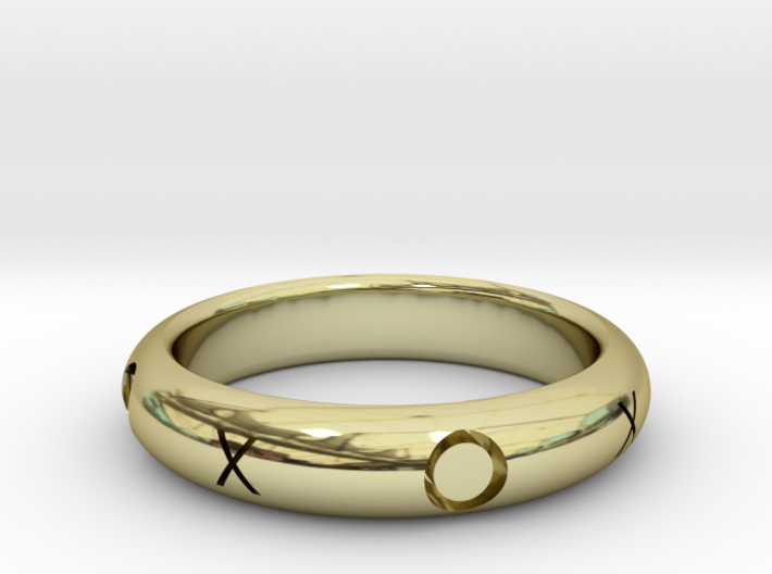 XOXO Ring 3d printed