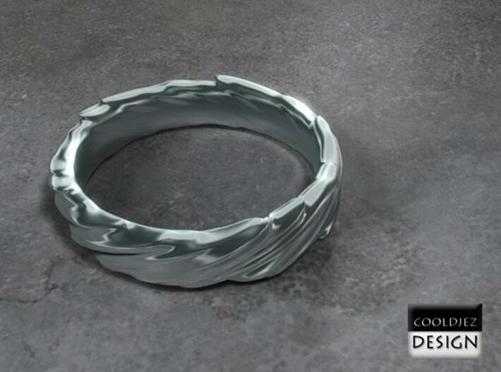 Ring - Organic Twist 3d printed Render